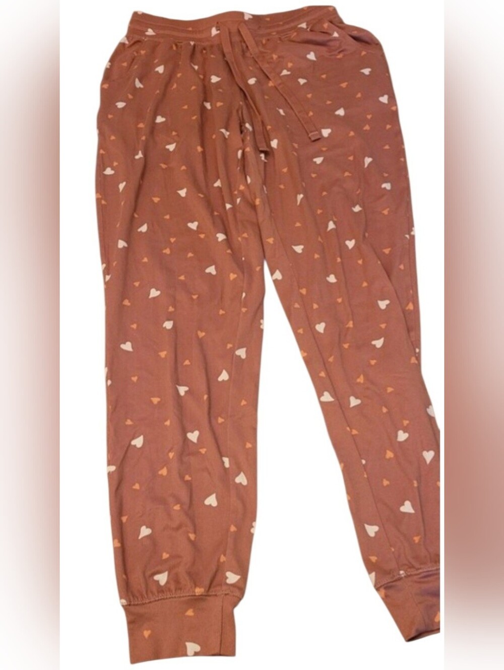 🥳5/$25!🥳 George Rust Pink Heart-Print Pajama Pants